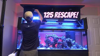 125 Gallon RESCAPE  Parasite OUTBREAK Expensive Coral Added [upl. by Heath]