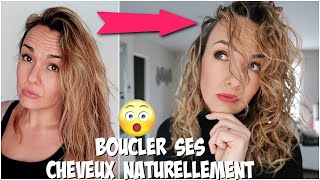 COMMENT AVOIR DES CHEVEUX BOUCLES NATURELLEMENT [upl. by Lindbom]