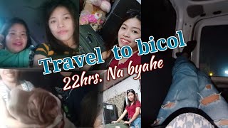 TRAVEL TO BICOL PART 1  Holly week 22 hours na byahe [upl. by Sanyu]