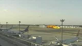 FedEx  MD 11  Plane Crash Footage  Tokyo Narita Int Airport  3 22 2009  HD [upl. by Malarkey]