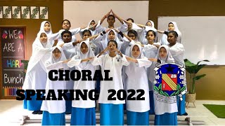 Choral Speaking SMK ST Annes Convent 2022 Ewaste SekolahkuWarriorEWaste jabatanalamsekitar [upl. by Selfridge]