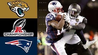 Jaguars vs Patriots  NFL AFC Championship Game Highlights [upl. by Nylrebmik371]