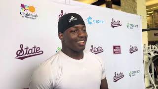 Deonte Anderson spring practice interview 41124 [upl. by Grassi873]