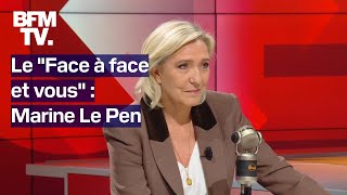 Mineurs délinquants Russie Sciences Po… lintégralité de linterview de Marine Le Pen [upl. by Oakes]