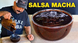 Easy SALSA MACHA Recipe – My New FAVORITE Salsa for Everything [upl. by Yorel]