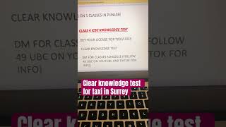 Clear your ICBC knowledge test  Class 4  Surrey  Vancouver [upl. by Elahcim]