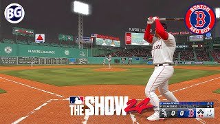 MLB The Show 24 Boston RED SOX vs Chicago WHITE SOX  FIRST GAMEPLAY  PS5 60fps HD [upl. by Gresham115]