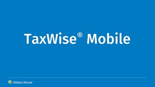 TaxWise Mobile Your Taxpayer Remote Interview Tool [upl. by Atsyrc428]