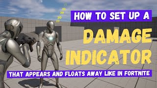 How To Set Up A Floating Damage Indicator  Unreal Engine 5 Tutorial [upl. by Lenod129]