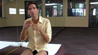 Bikram Yogas Balancing Stick Posture [upl. by Nadabb]