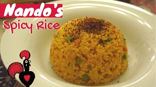 Nandos Spicy Rice Recipe Super Easy [upl. by Aniger]