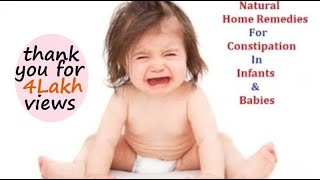 Constipation In Infants Home Remedies I How to Relieve Constipation in Babies Kids with Constipation [upl. by Cacia]