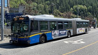 Retired Burnaby Translink 2007 NFI D60LFR B8112 On Route 257 Horseshoe Bay Express [upl. by Perron]