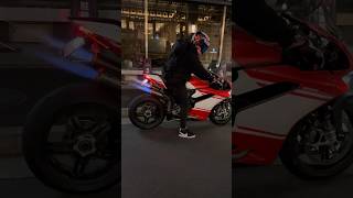 DUCATI 1299 Superleggera Panigale R 1199 1299 V4 Akrapovic full exhaust sound🔥 [upl. by Hoffer]