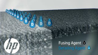 How Fusing and Detailing Agents Work  Jet Fusion 3D Printing  HP [upl. by Enaled856]