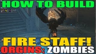 Origins How To Build Orange Fire Staff Tutorial Walkthrough Guide Black Ops 2 Zombies [upl. by Trebornhoj]