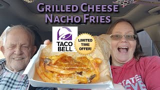 Taco Bell NEW Grilled Cheese Nacho Fries Review foodreview fastfoodreview tacobell tastetest [upl. by Iadrahs]