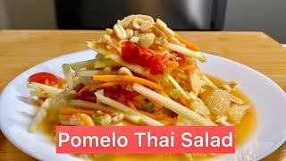 Pomelo Thai Salad  How to Make Thai Salad calm cooking version [upl. by Daugherty]