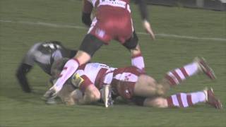 Newcastle Falcons 2625 Gloucester Rugby  Aviva Premiership Rugby Highlights Round 10  021211 [upl. by Saval]