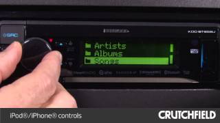 Kenwood KDCBT858U Display and Controls Demo  Crutchfield Video [upl. by Leirbaj373]