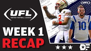 UFL Week 1 Reaction  United Football League Best Teams  Power Rankings [upl. by Fates]