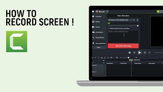 How to Record Screen Using Camtasia Studio easy [upl. by Eitsyrk]