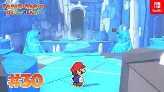 Paper Mario  The Origami King  30 Ice Vellumental Mountain  GamePlay on Nintendo Switch [upl. by Seften]