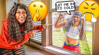 LOCKING HER OUTSIDE REVENGE PRANK [upl. by Vesta]