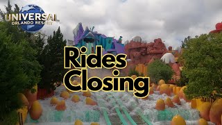 Universal Orlando Ride closures and Passholder Appreciation Days [upl. by Melonie]