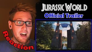 Jurassic World Official Trailer REACTION  DINO IS BACK [upl. by Everson]