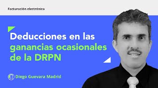 ¿Hay deducciones en las ganancias ocasionales de la declaración de renta de personas naturales [upl. by Genevra]