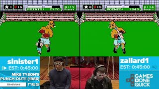 Mike Tysons PunchOut  Blindfolded Race w sinister1 performed at AGDQ 2016 [upl. by Anaira]