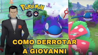 ¿COMO DERROTAR A GIOVANI FACILMENTE ¡USANDO POKEMON QUE TODOS TENEMOS POKEMON GO [upl. by Olly681]