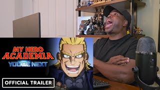 My Hero Academia Youre Next  Official Trailer  Reaction [upl. by Allerim]