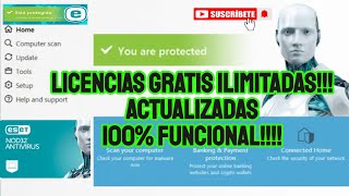 ✅ GENERA LICENCIAS DE ESET NOD 32  ANTIVIRUS CON LICENCIAS DE PRUEBA NOD32 100 LEGAL [upl. by Teilo]