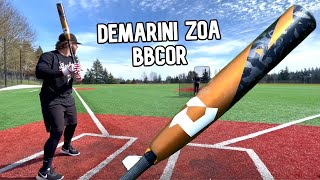 Hitting with the 2022 DeMarini Zoa BBCOR  Baseball Bat Review [upl. by Columba]