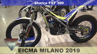 2020 Sherco FST 300 Factory Trial Walkaround EICMA 2019 Fiera Milano Rho [upl. by Arleta]