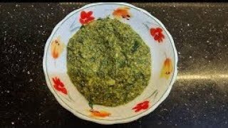 dantina soppu chutney recipe in kannada [upl. by Naivatco]