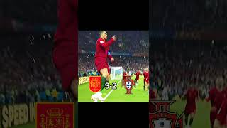 Portugal vs spain 33 footballplayer athlete footballedit viral [upl. by Arriat384]