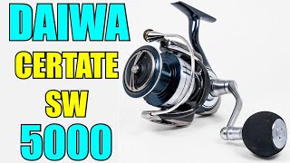 Daiwa CERTATESWG5000XH Certate SW Spinning Reel Review  JampH Tackle [upl. by Aldas]