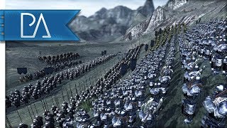 DEFENSE OF THE FORBIDDEN MOUNTAINS  Third Age Total War Reforged Mod Gameplay [upl. by Ahilam]