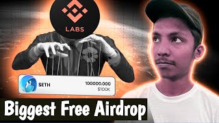 🔥Backed By Binance Lab Airdrop  claim 10K Airdrop  Turns Your 0 into 2000 by farming AirDrop [upl. by Sydel]