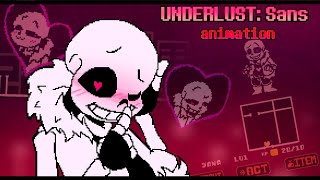 Underlust Sans ANIMATION [upl. by Nomal612]