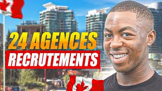 🇨🇦 24 Agences De Recrutements au CANADA Dont Personne Ne Parle Pour 2024 [upl. by Del]