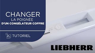 Comment remplacer la poignée de porte dun congélateur coffre Liebherr [upl. by Kirst611]