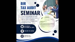 How to Handle and Survive BIR Tax Audit Investigations and Assessments [upl. by Bard300]