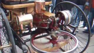 The first car ever running live The Benz Motorwagen 1885 [upl. by Losse82]