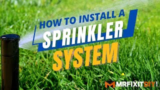 How to Install a Sprinkler System  A DIY Guide [upl. by Adaynek236]