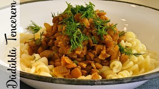 Mercimek Bolonez  Vegan Bolonez Sos Tarifi [upl. by Scevour]