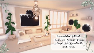 MY MOST REQUESTED VIDEO Expandable Hillside Mansion2nd Floor Part 5 Speed Build amp Tour✨🌿 adoptme [upl. by Shela]